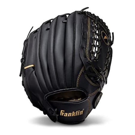 Franklin Sports Franklin Sports Industry  12 in. PVC Ball Glove Black & Gold 108535